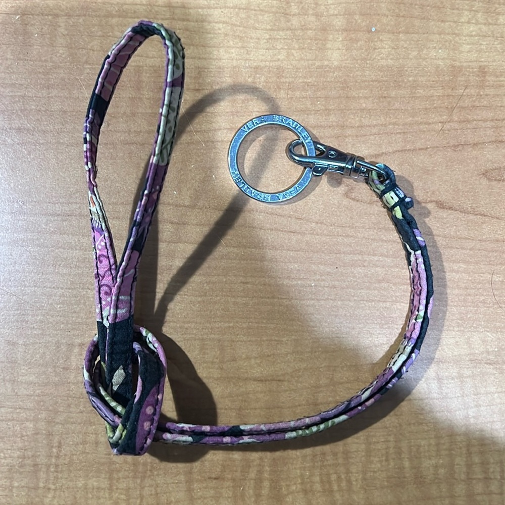 Used Vera Bradley Women Fashion Lanyard - Purple and Pink